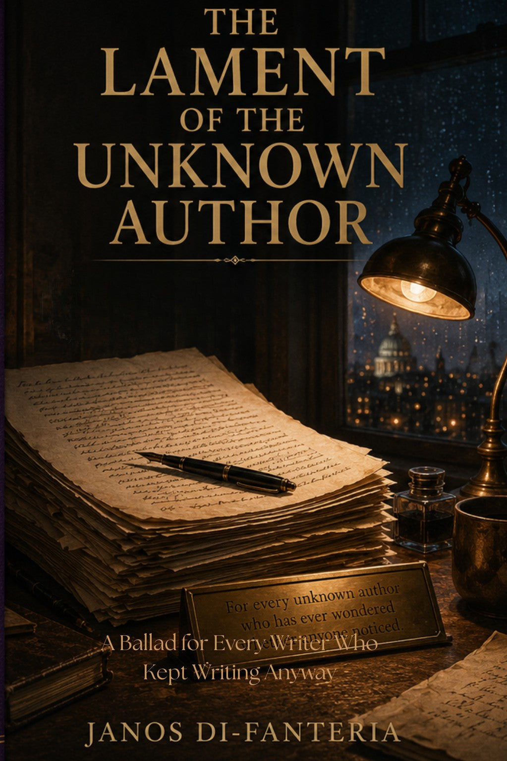 THE LAMENT OF THE UNKNOWN AUTHOR